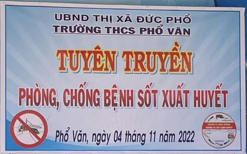 Tuyên truyền phòng chống sốt xuất huyết năm học 2022-2023